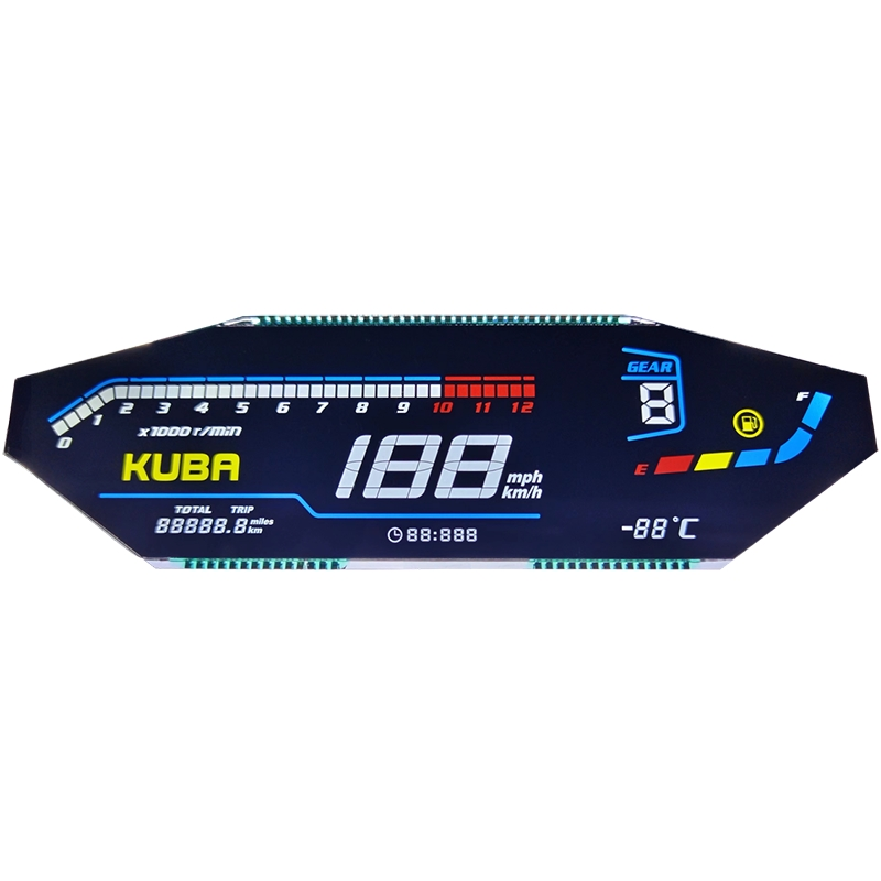 Segment LCD pre automobilový priemysel